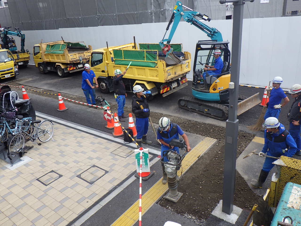 綱島地中線工事
